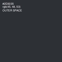 #2D3035 - Outer Space Color Image